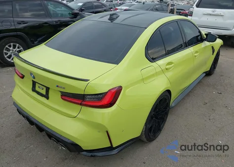 2022 BMW M3 Sedan z USA, uszkodzony, nr VIN WBS53AY03NFM89739